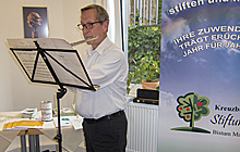 Stifterfest 2012 (Bild: Musikalisches Intermezzo, J�rgen Haller auf der Querfl�te)