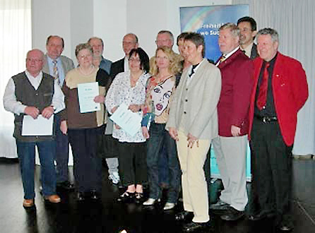 Ehrungen (Bild: 10 J�hrige Mitglieder)