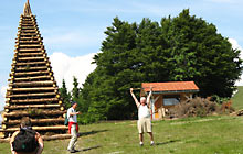 Vogesen 2010 (Bild: Ziel erreicht, Tarte Myrtille in Sicht)