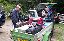  Berichte (Bild: Ankunft, Lastentaxi Ren�)