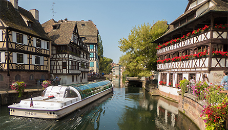 Busausflug nach Straßburg 2017 (Bild: Bootsfahrt auf der Ill )